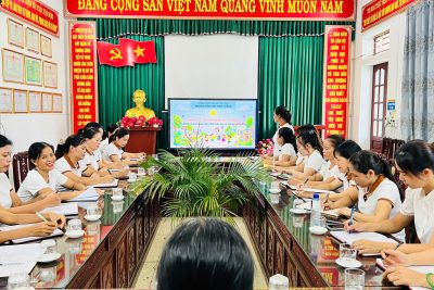 SINH HOẠT CHUYÊN MÔN ĐẦU NĂM HỌC – LAN TỎA NĂNG LƯỢNG TÍCH CỰC, GẮN KẾT YÊU THƯƠNG