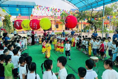 TRƯỜNG MẦM NON MINH THÁI RỘN RÀNG “VUI TẾT TRUNG THU” – TRAO YÊU THƯƠNG, GỬI TRỌN NIỀM VUI