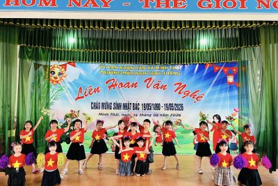 TRƯỜNG MẦM NON TRỰC THẮNG TỔ CHỨC NHIỀU HOẠT ĐỘNG Ý NGHĨA CHÀO MỪNG NGÀY SINH NHẬT BÁC HỒ 19/5
