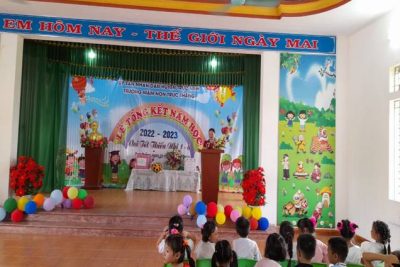 Trường Mầm non Trực Thắng tổ chức Lễ tổng kết năm học 2022-2023 và Vui Tết thiếu nhi 01/06
