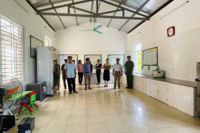 Công tác chuẩn bị cho năm học mới 2023-2024. Trường MN Trực Thắng