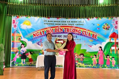 NGÀY HỘI ĐẾN TRƯỜNG CỦA BÉ – NĂM HỌC 2025 – 2026 TRƯỜNG MẦM NON TRỰC THẮNG