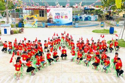 Mầm non Trực Thắng hướng về ngày hội non sông